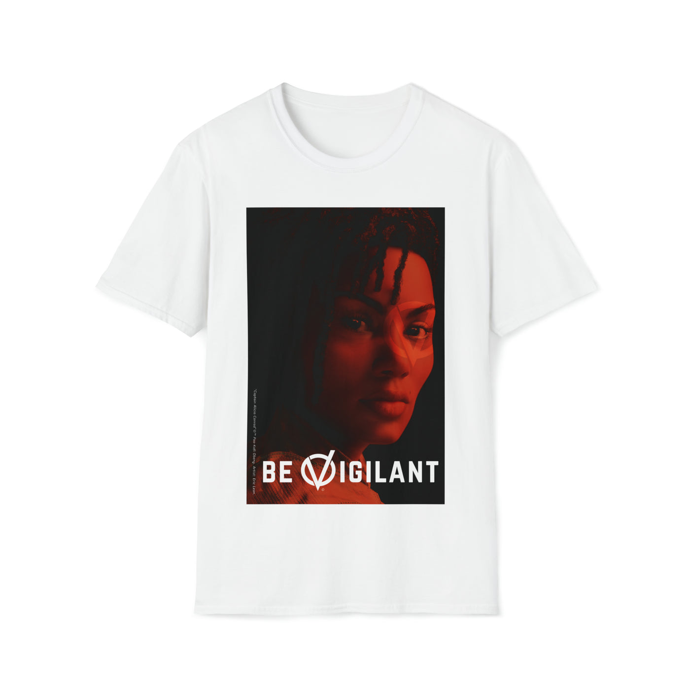 Red Mood + Slogan Captain Alicia Conrad T-Shirt