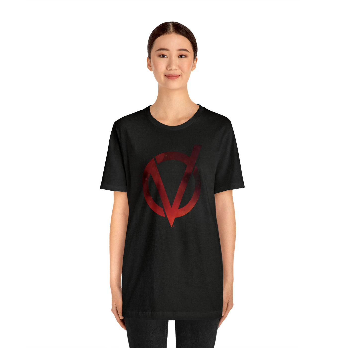 Fire V Logo Soft Cotton Unisex Jersey Short Sleeve Tee