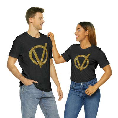 Circuit V Logo Soft Cotton Unisex Jersey Short Sleeve Tee