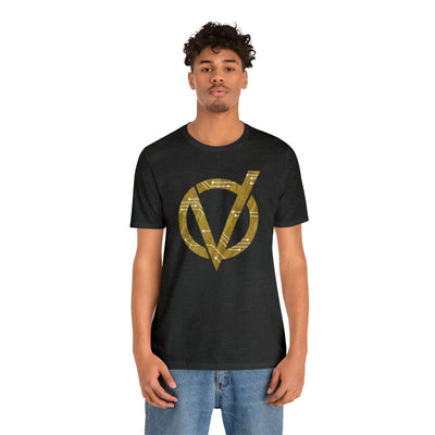 Circuit V Logo Soft Cotton Unisex Jersey Short Sleeve Tee