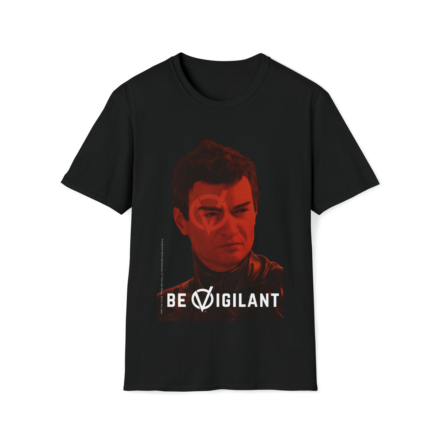 Red Mood + Slogan Lieutenant Aaron Blankenchip T-Shirt