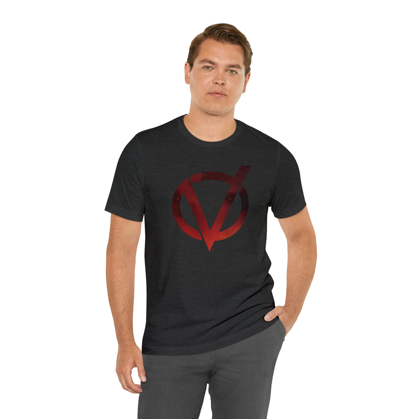 Fire V Logo Soft Cotton Unisex Jersey Short Sleeve Tee