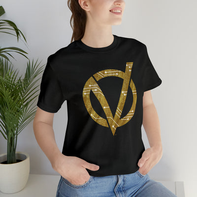 Circuit V Logo Soft Cotton Unisex Jersey Short Sleeve Tee