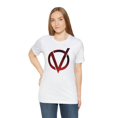 Fire V Logo Soft Cotton Unisex Jersey Short Sleeve Tee