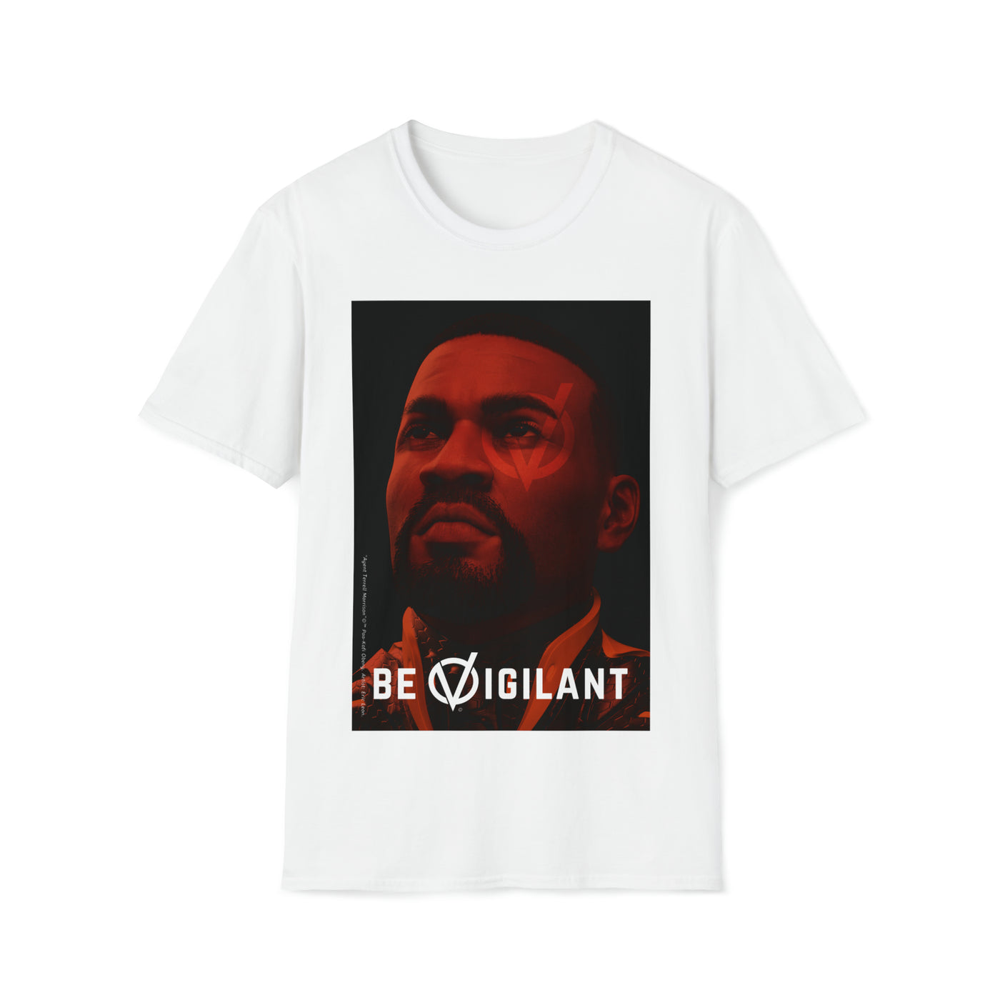 Red Mood + Slogan Agent Terrell Morrison T-Shirt