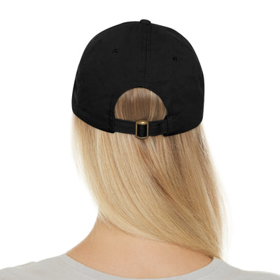 Circuit V Logo on Round Leather Patch Dad Hat