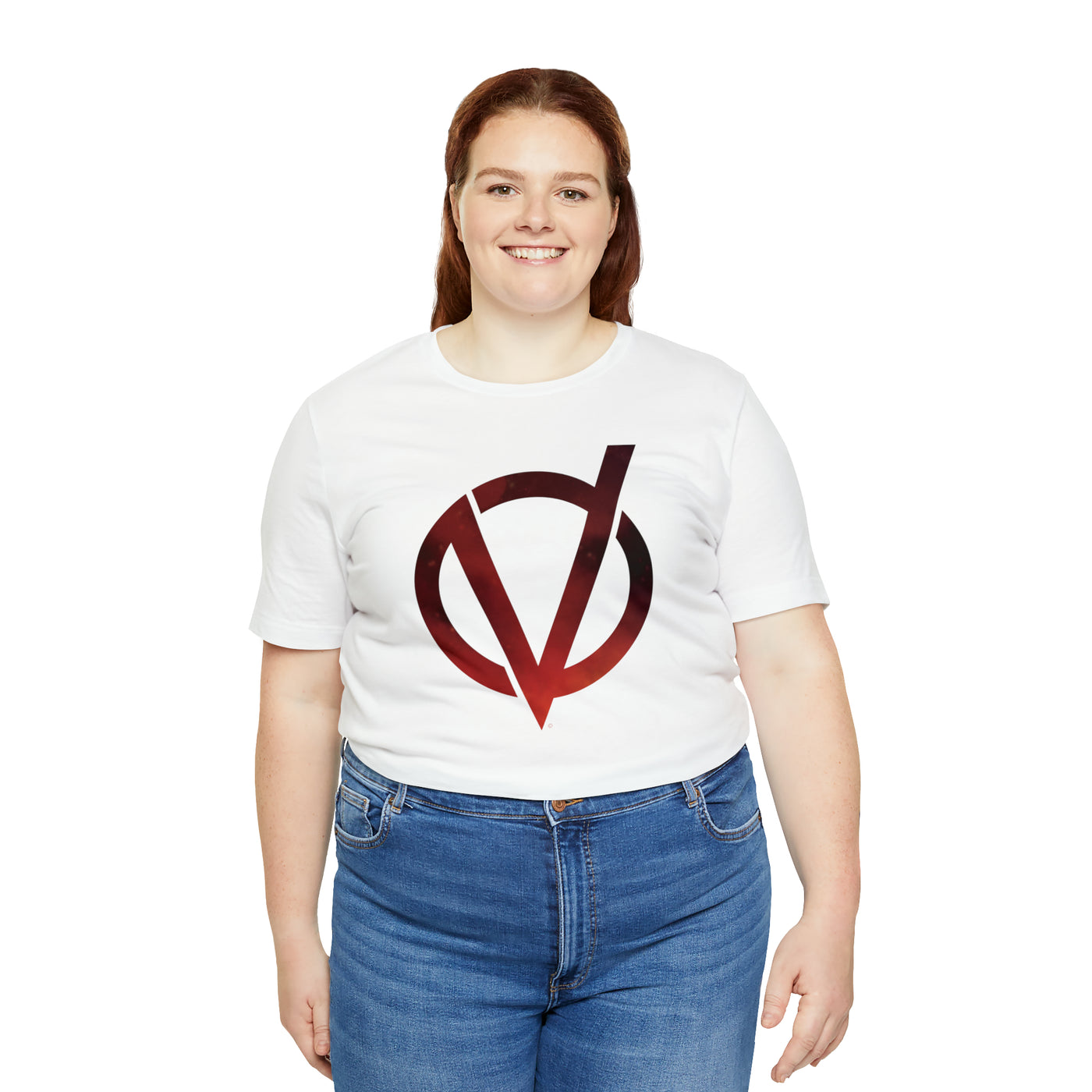 Fire V Logo Soft Cotton Unisex Jersey Short Sleeve Tee