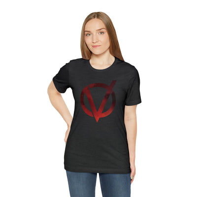 Fire V Logo Soft Cotton Unisex Jersey Short Sleeve Tee