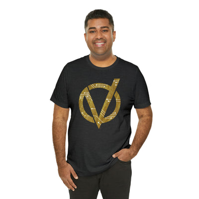 Circuit V Logo Soft Cotton Unisex Jersey Short Sleeve Tee