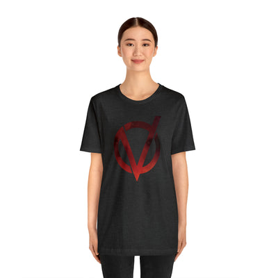 Fire V Logo Soft Cotton Unisex Jersey Short Sleeve Tee