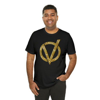 Circuit V Logo Soft Cotton Unisex Jersey Short Sleeve Tee