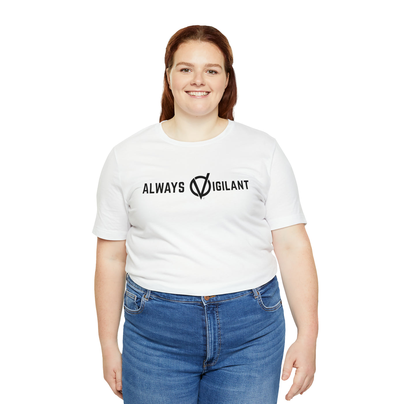 Always Vigilant Slogan Unisex Soft Cotton Tee