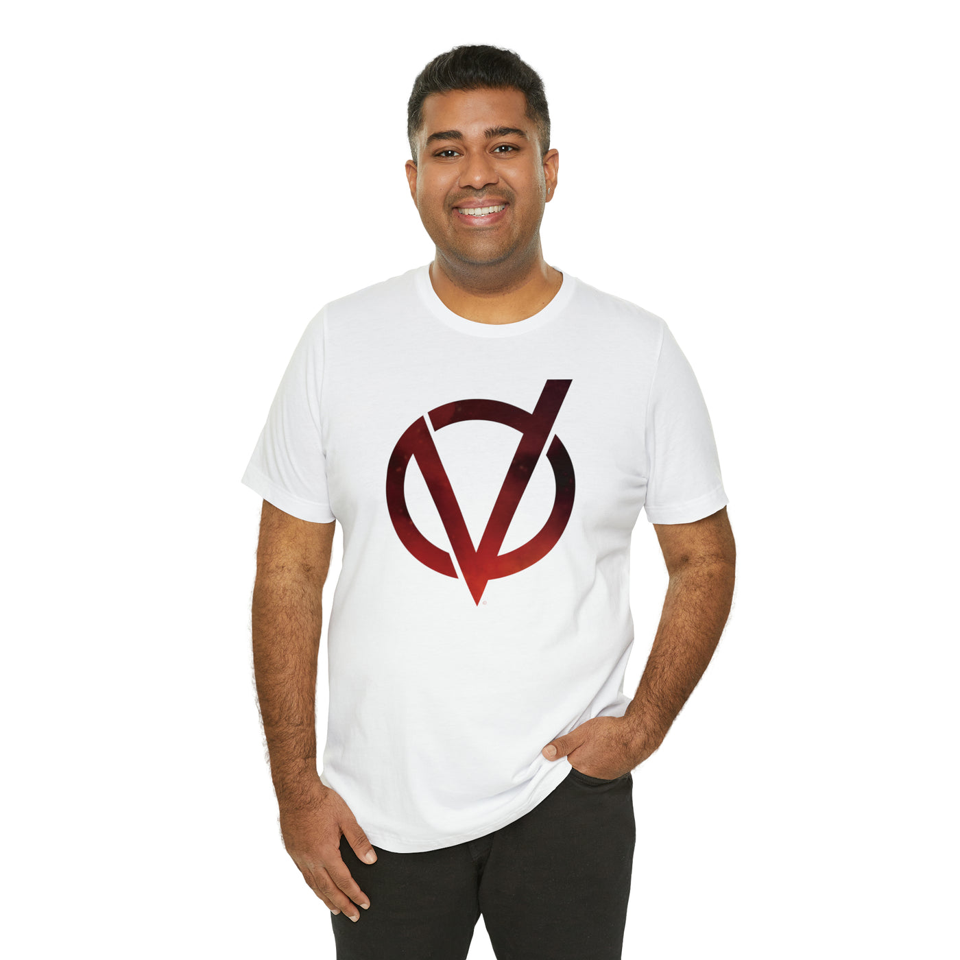 Fire V Logo Soft Cotton Unisex Jersey Short Sleeve Tee