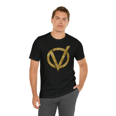 Circuit V Logo Soft Cotton Unisex Jersey Short Sleeve Tee