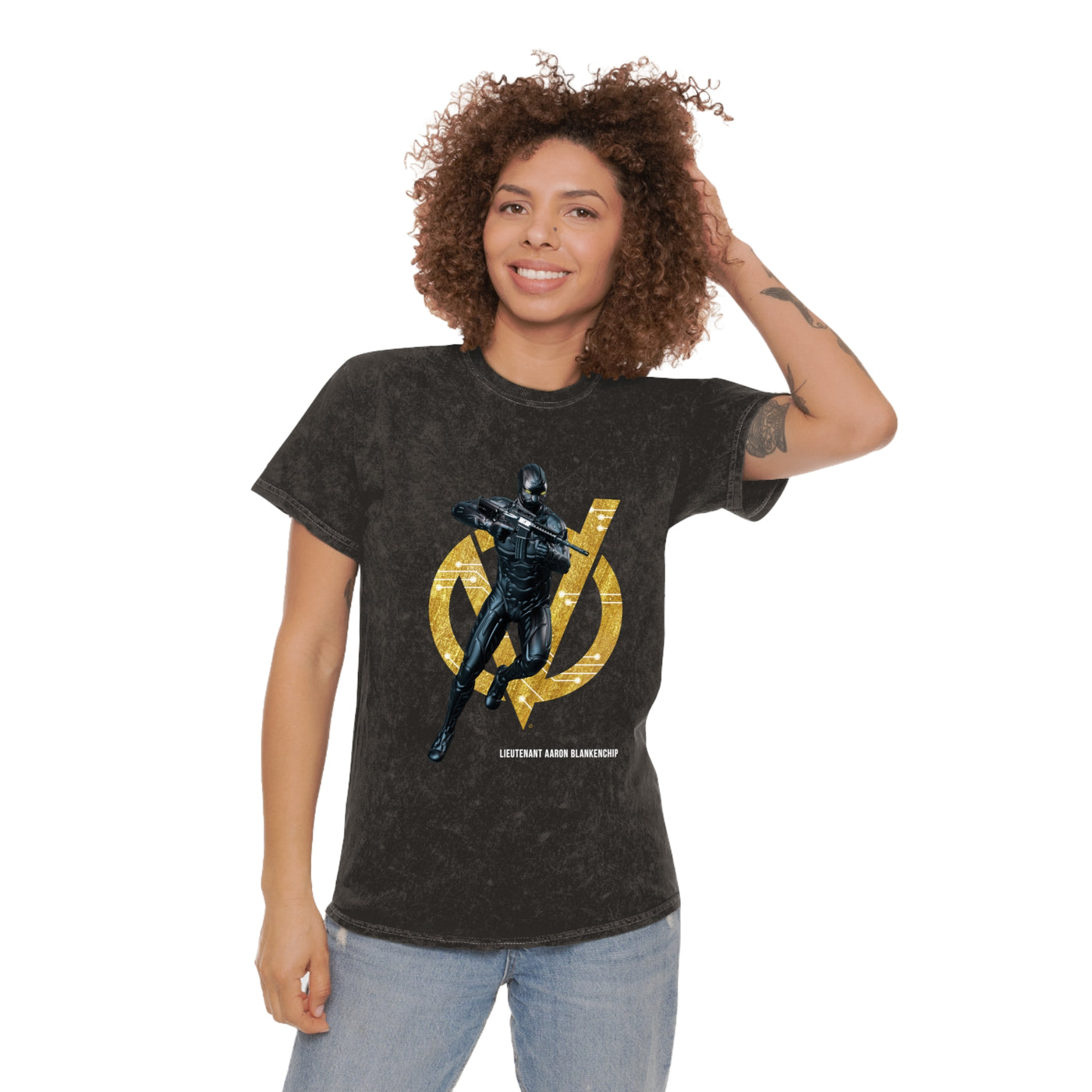 Unisex Mineral Wash T-Shirt | Lieutenant Aaron Blankenchip