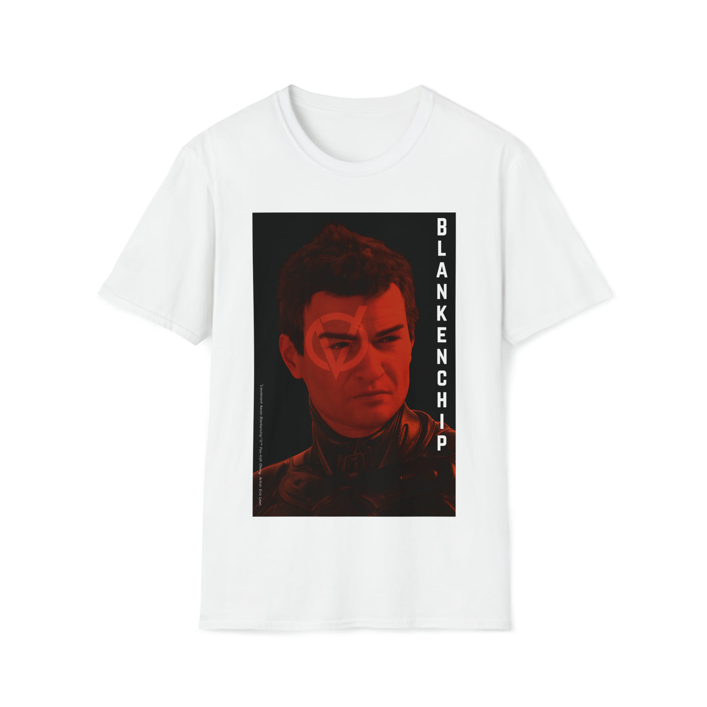 Red Mood Lieutenant Aaron Blankenchip + Name T-Shirt