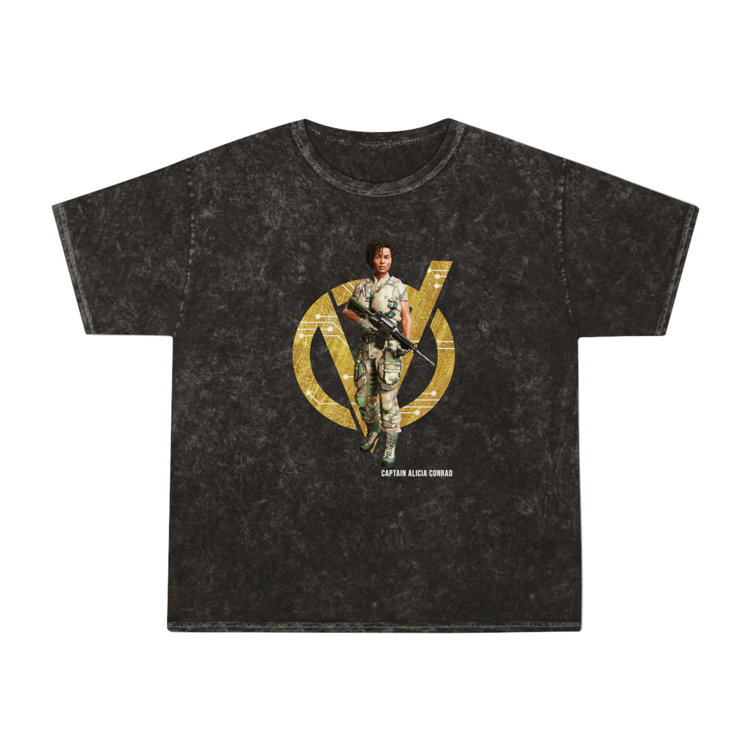 Unisex Mineral Wash T-Shirt | Captain Alicia Conrad – Author PB Obeng