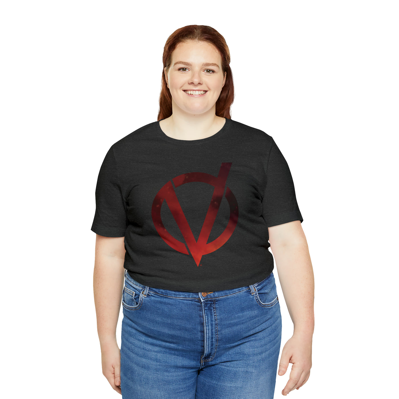 Fire V Logo Soft Cotton Unisex Jersey Short Sleeve Tee