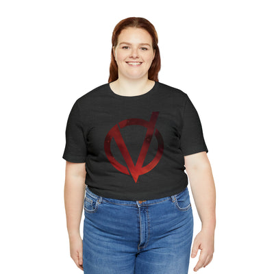 Fire V Logo Soft Cotton Unisex Jersey Short Sleeve Tee