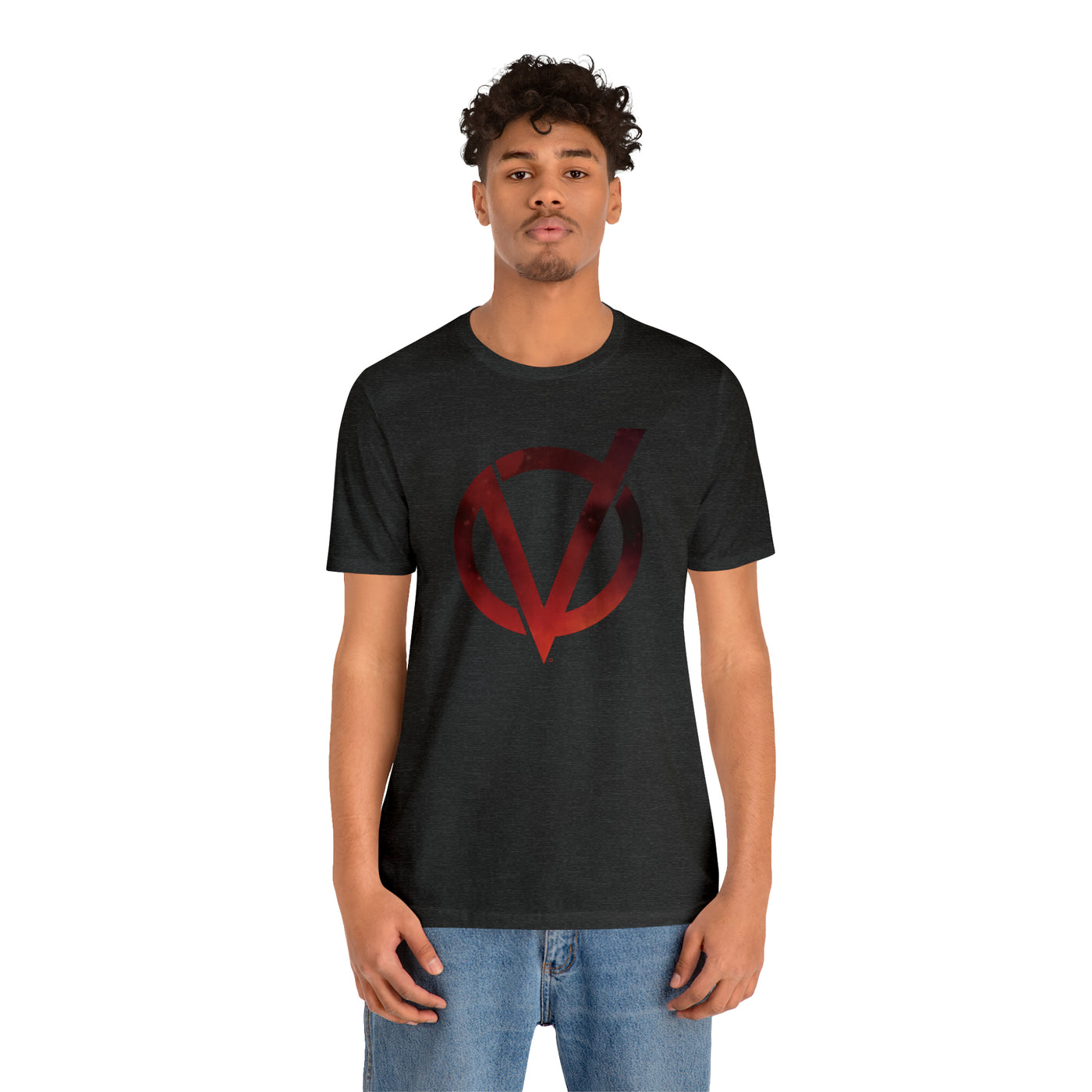 Fire V Logo Soft Cotton Unisex Jersey Short Sleeve Tee