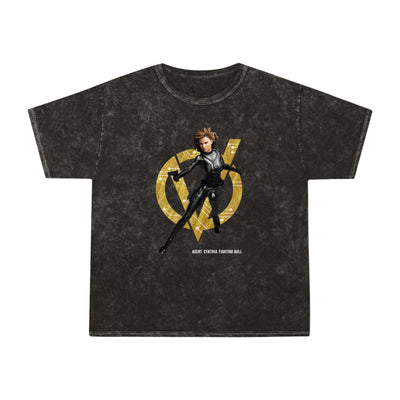 Unisex Mineral Wash T-Shirt | Agent Cynthia Fighting Bull