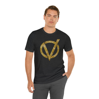 Circuit V Logo Soft Cotton Unisex Jersey Short Sleeve Tee